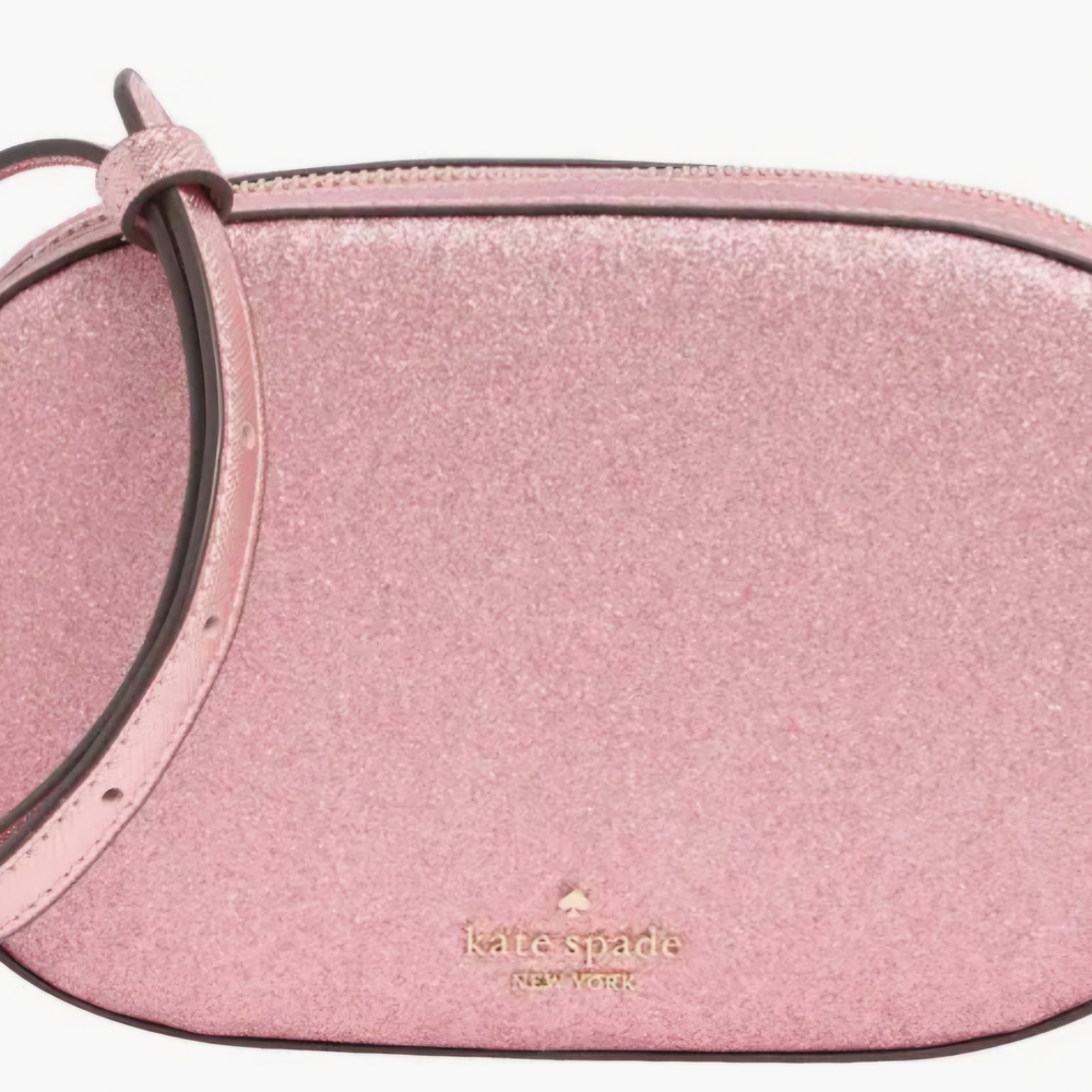 Kate Spade Glimmer Pink Mitten Oval Camera Crossbody Bag - Picture 11 of 16
